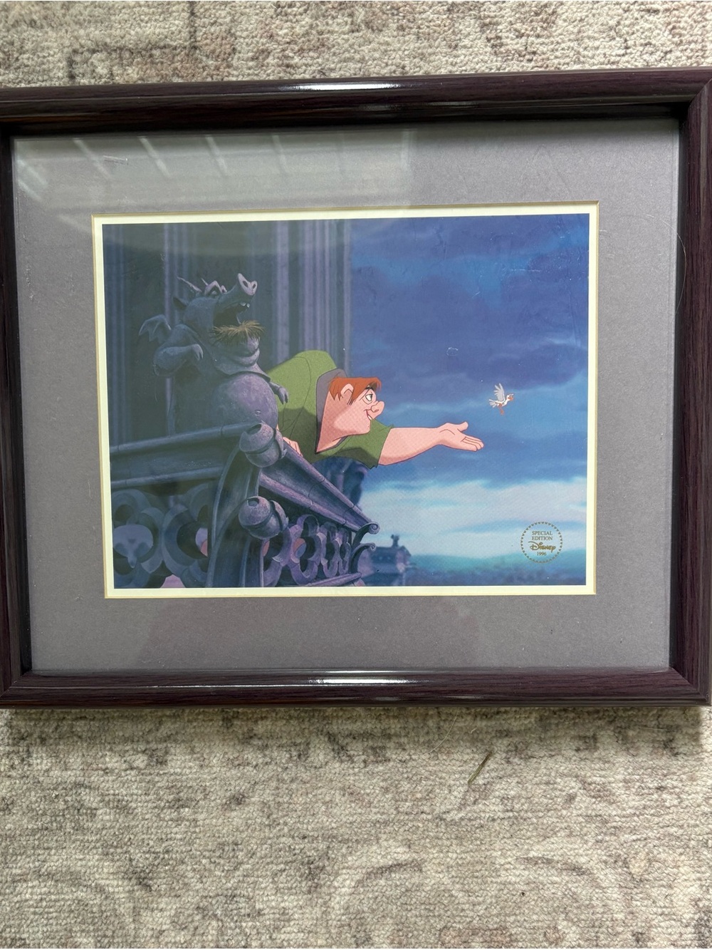 Disney Framed Hunchback of Notre Dame  Print — 1996
